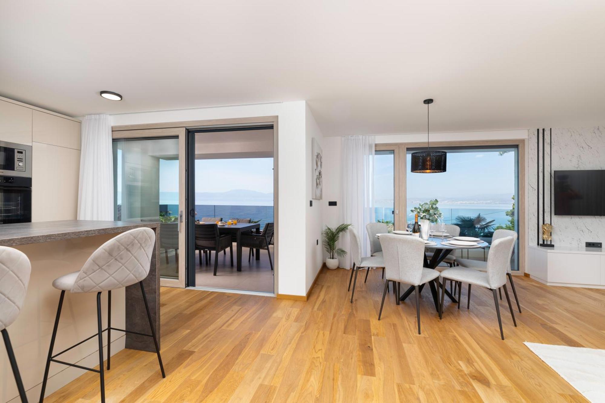 Villa Njivice Apartman Marina Екстер'єр фото